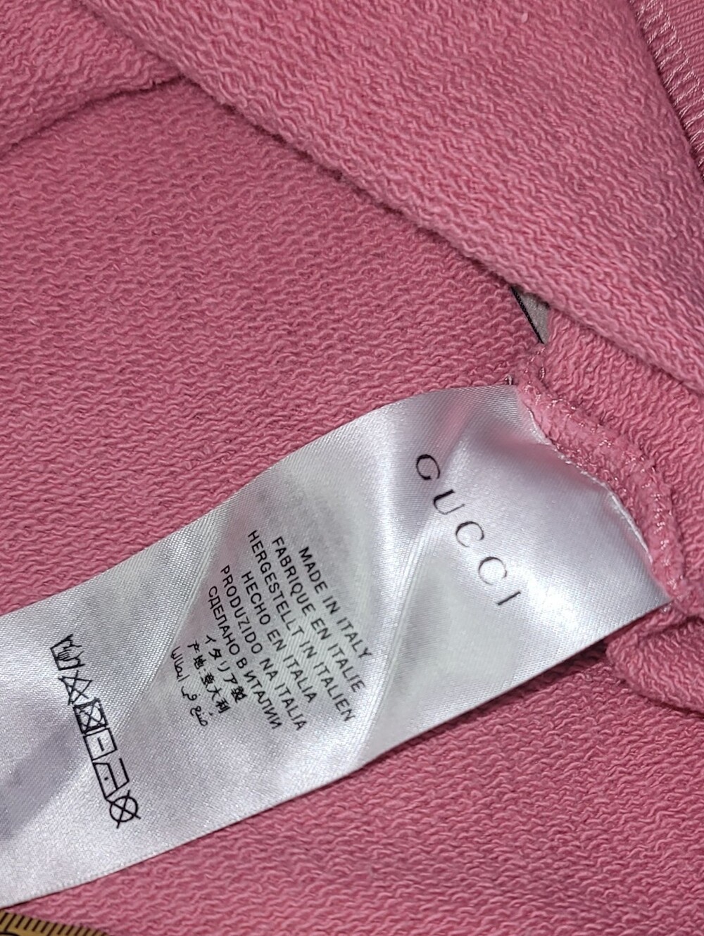 Gucci Pink Hoodie Sweatshirt XXS/XS - Picture 7 of 8
